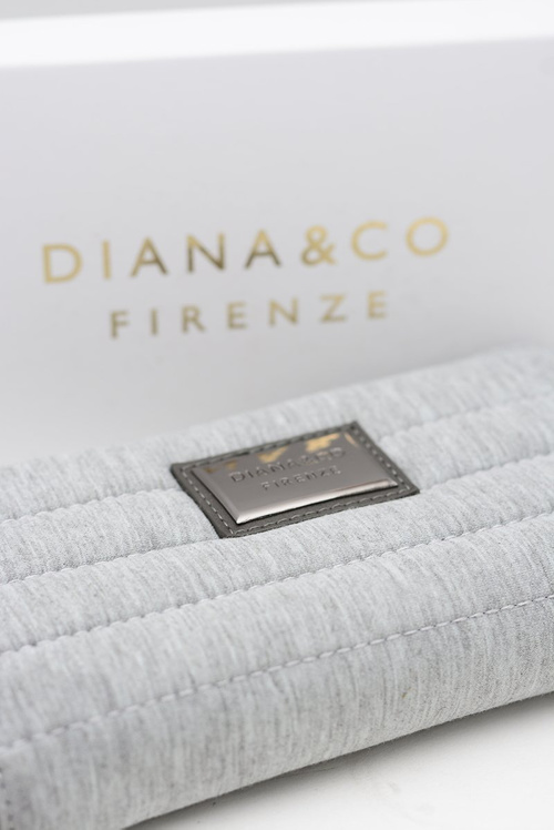 Duży Damski Szary Portfel DIANA&CO