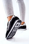 Skórzane Sportowe Buty Big Star II274271 Czarne