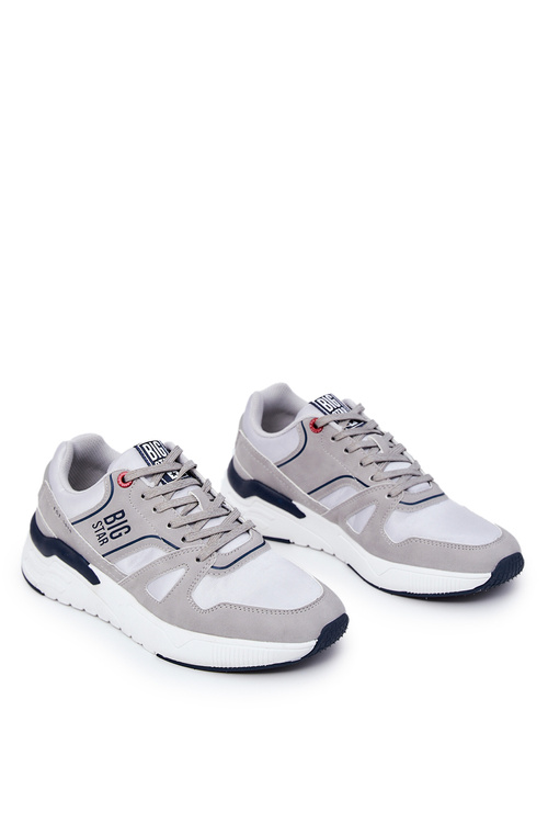 Męskie Sneakersy Big Star JJ174276 Szare