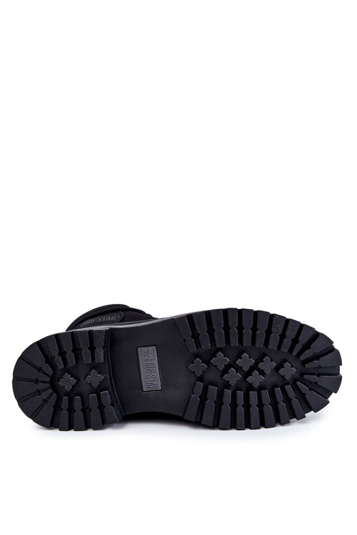 Męskie Botki Trapery Memory Foam Big Star KK174206 Czarne