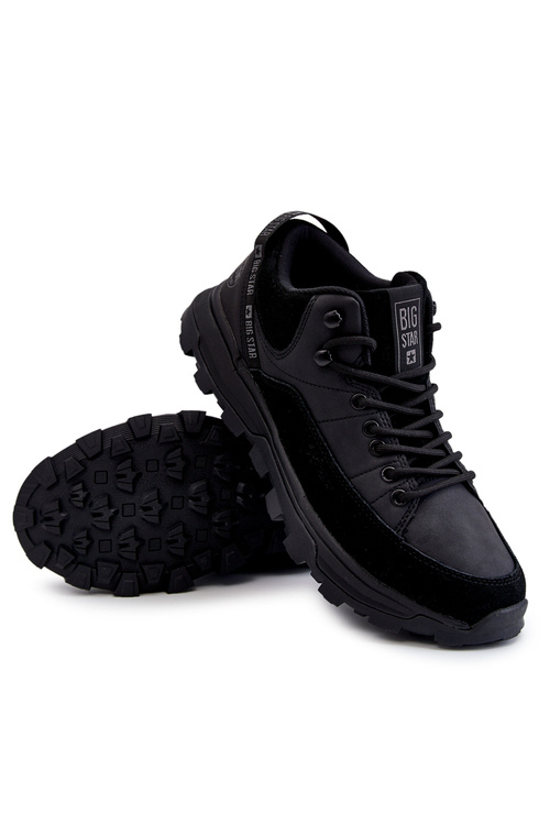 Męskie Buty Sportowe Trapery Big Star KK174244 Czarne