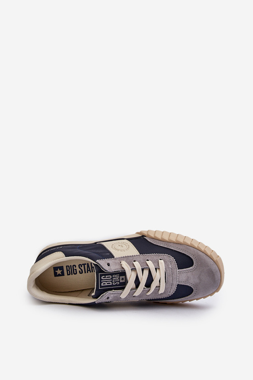 Sneakersy Męskie Big Star NN174516 Granatowe