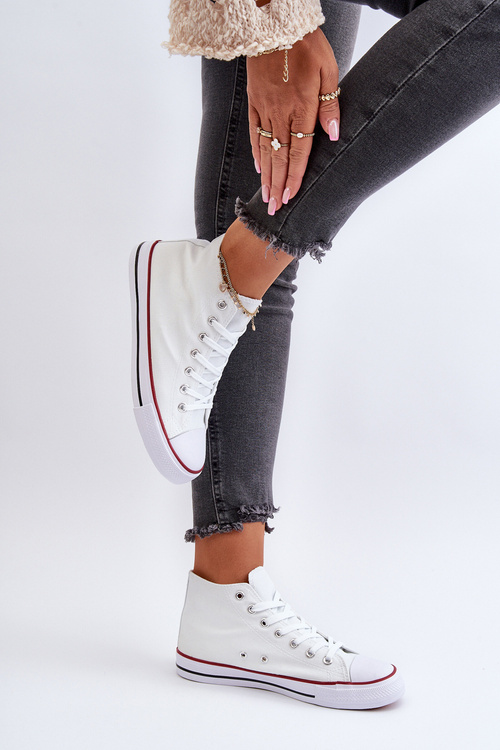 Trampki Damskie Białe Socerio