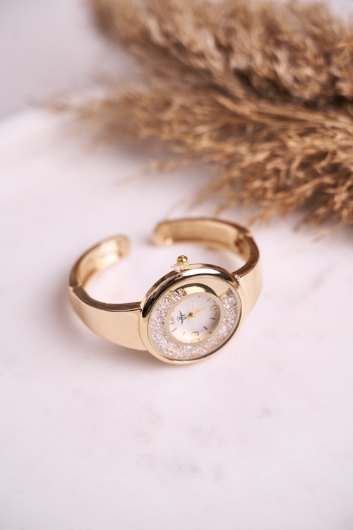 Damski Zegarek Michael John Złoto Biały Turana