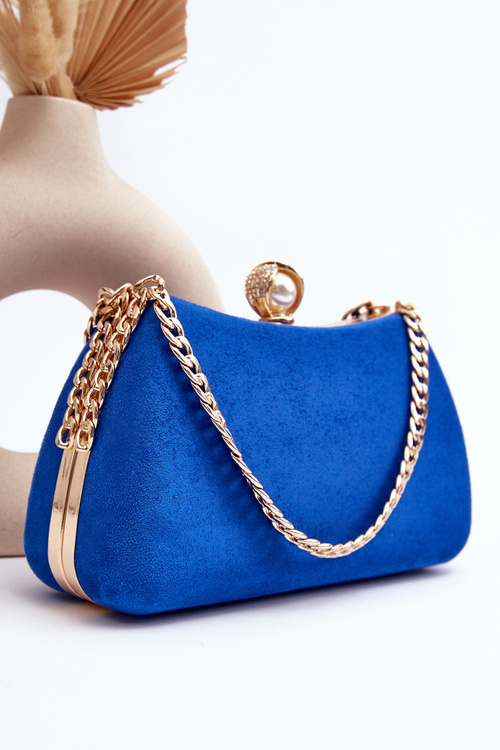 Torebka Wizytowa Kopertówka Nadrei Niebieska