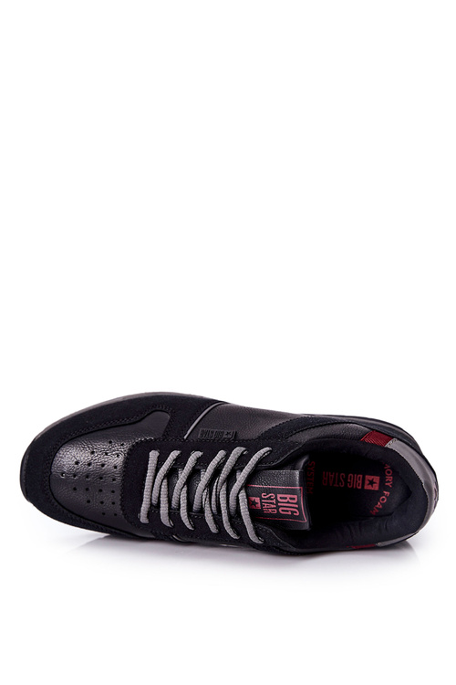 Sportowe Męskie Buty Memory Foam Big Star II174084 Czarne