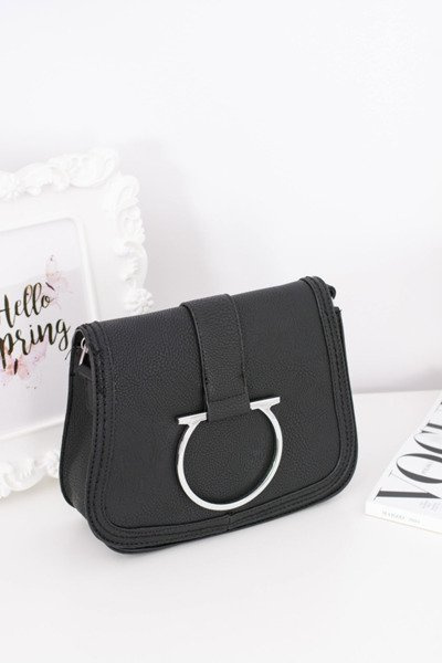 Damska Czarna Elegancka Listonoszka