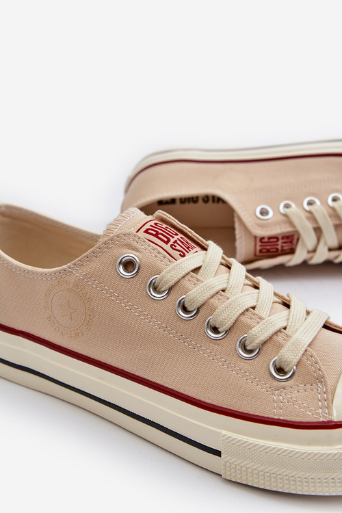 Niskie Trampki Męskie Big Star NN174100 Beżowe