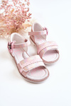 Dziecięce Sandały Z Motylkiem Różowe Nicoll
