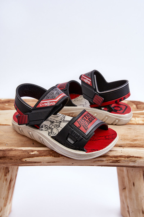 Dziecięce Sandałki Grendene Kids JJ385011 Czarno-Czerwone