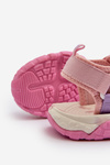 Sandały Dziewczęce Na Rzepy Big Star NN374234 Różowe