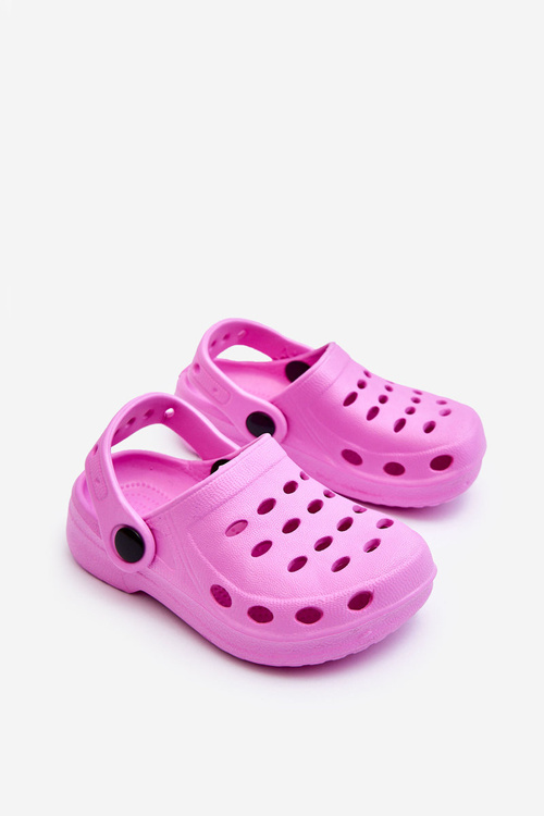 Klapki Dziecięce Piankowe Kroksy Różowe Lucas