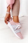 Damskie Sportowe Buty Memory Foam Big Star HH274353 Różowe