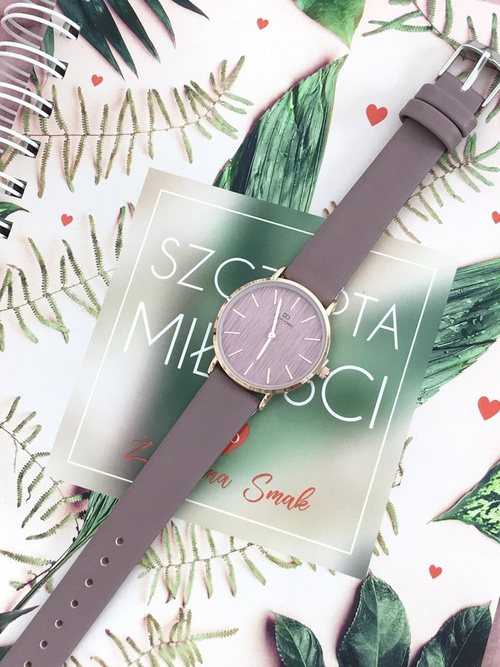 Damski Zegarek Giorgio & Dario Jules Fioletowy