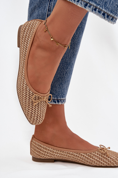 Baleriny Z Plecionką I Kokardką Camel Belirra