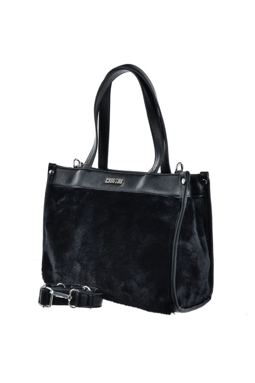 Torebka Kuferek Z Futerkiem Big Star OO574067 Czarna