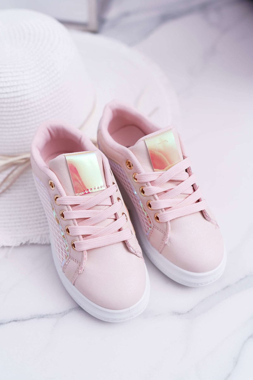 Obuwie Sportowe Dziecięce Młodzieżowe Różowe Maxel