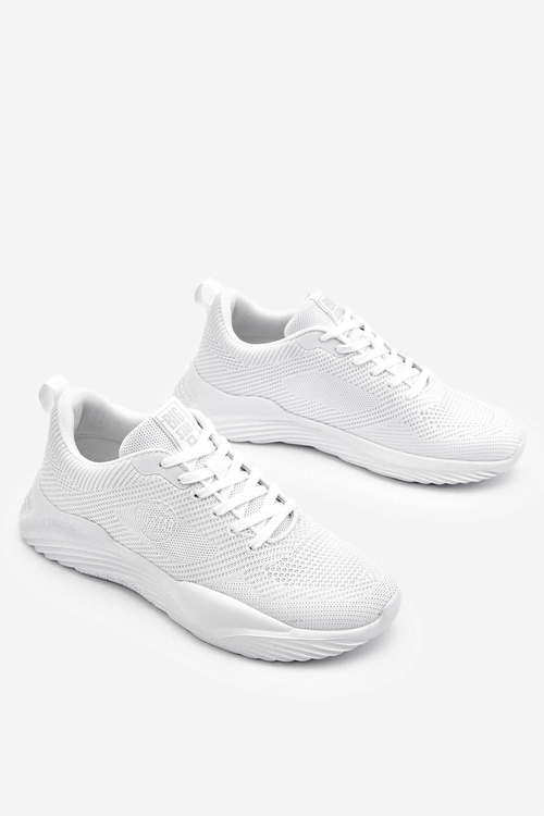 Męskie Sneakersy Memory Foam Big Star LL174247 Białe