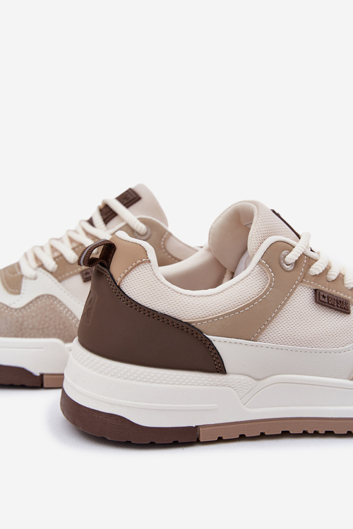 Sneakersy Męskie Big Star RR174604 Beżowe