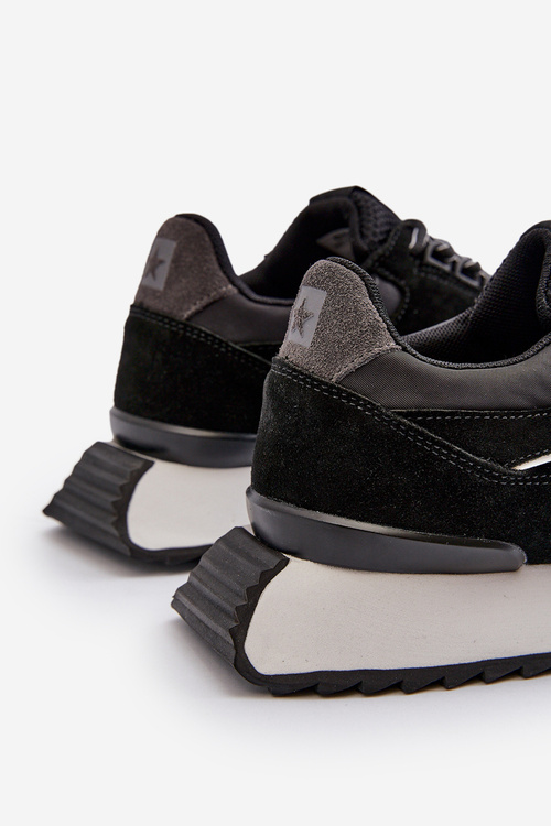 Sneakersy Męskie Big Star NN174321 Memory Foam System Czarne