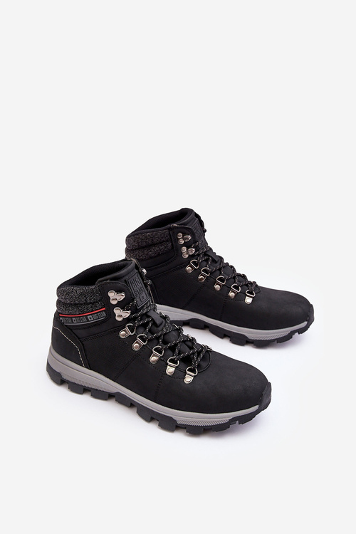 Męskie Buty Trekkingowe Big Star KK174215 Czarne