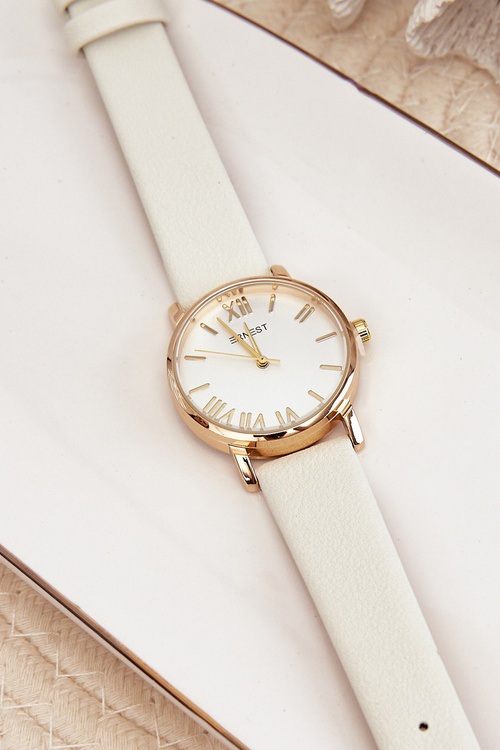 Damski Biały Zegarek Ernest E97316