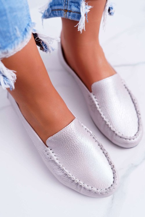 Mokasyny Damskie Sergio Leone Różowa Perła Winted