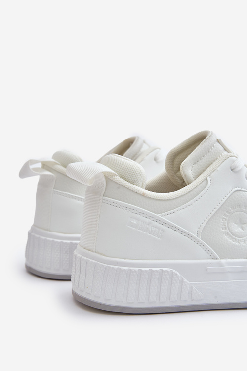 Sneakersy Męskie Z Eko Skóry Big Star OO174003 Białe