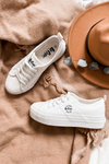 Tenisówki Na Platformie Lee Cooper LCW-22-31-0837L Białe