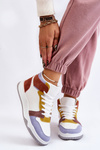 Wysokie Damskie Buty Sportowe Trampki Multikolor Rumour