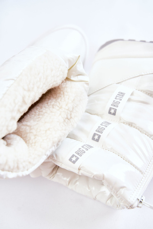 Damskie Śniegowce Big Star KK274393 Białe