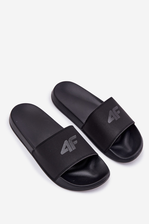 Klapki Męskie 4F 4FRMM00FSLIM011-21S Czarne