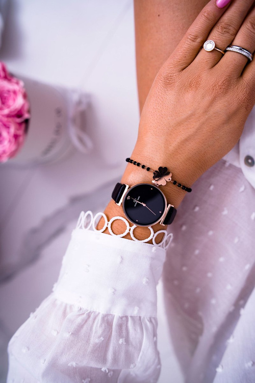 Damski Zegarek Giorgio & Dario Czarny Donara