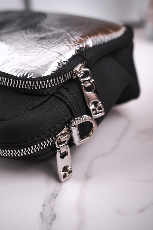 Torebka Damska Listonoszka NOBO NBAG-J2530-CM22 Czarna Srebrna