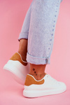 Sportowe Damskie Buty Białe z Zapiętkiem Camel Milly