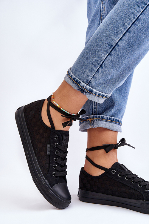 Klasyczne Niskie Trampki Big Star LL274072 Czarne