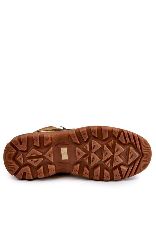 Męskie Botki Trapery Memory Foam Big Star KK174119 Camel