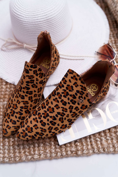 Lu Boo Botki Z Wycięciami Leopard Chelsea