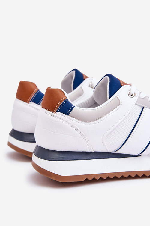 Męskie Buty Sportowe Białe Scotty