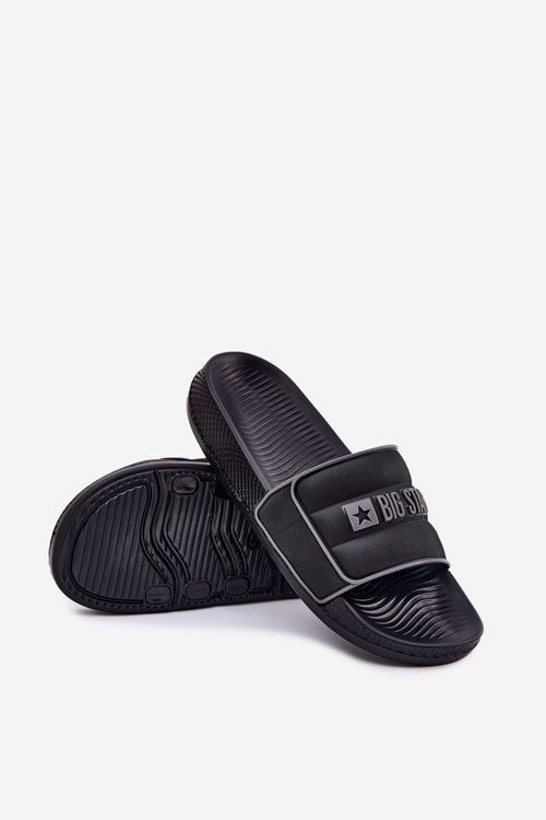 Męskie Klapki Big Star RR174A043 Czarne