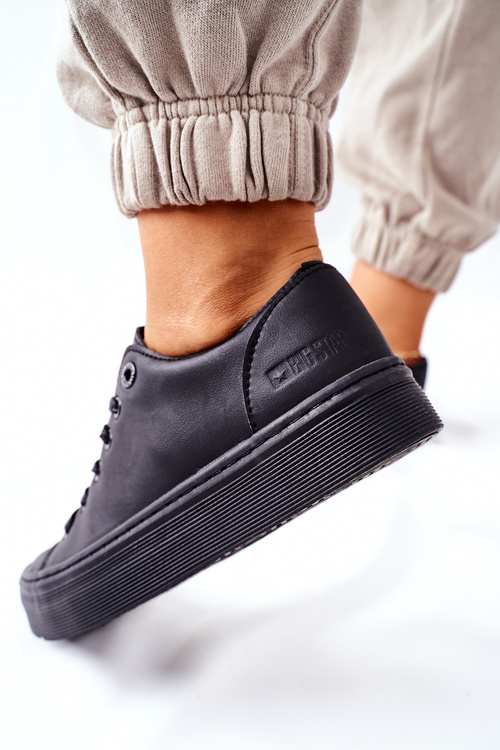 Damskie Trampki Na Platformie BIG STAR II274098 Czarne