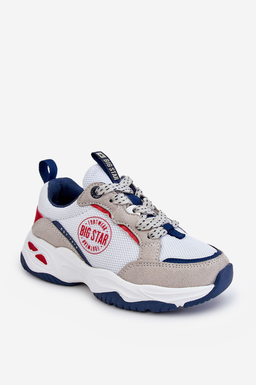 Dziecięce Buty Sportowe Memory Foam System Big Star JJ374269 Białe