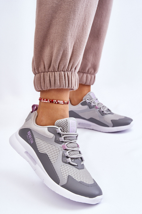 Damskie Buty Sportowe Sneakersy Big Star LL274371 Szare