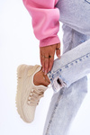 Damskie Wsuwane Buty Sportowe Sneakersy Beżowe Rosett