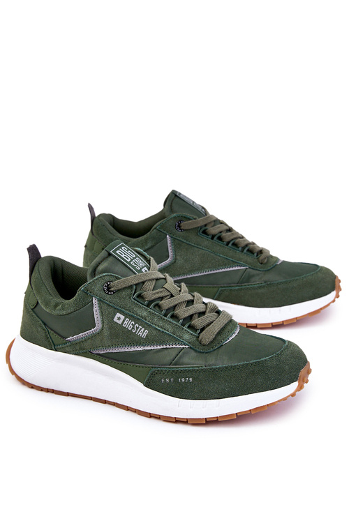 Męskie Sportowe Buty Big Star KK174020 Zielone