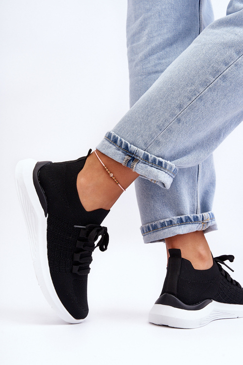 Klasyczne Damskie Buty Sportowe Czarne Nikilla