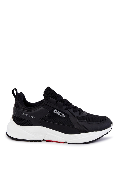 Męskie Sportowe Buty Sneakersy Big Star JJ174401 Czarne