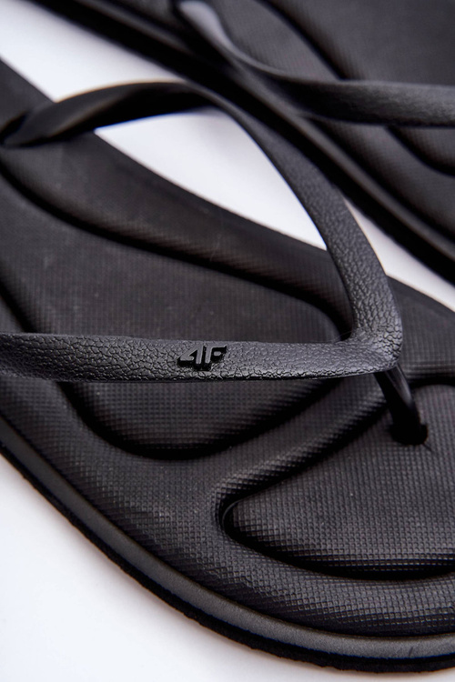 Damskie Klasyczne Japonki 4F 4FSS23FFLIF067-20S Czarne