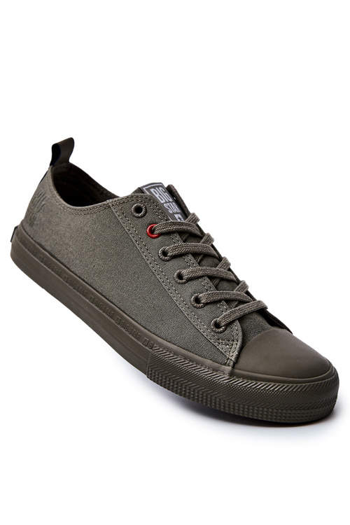 Męskie Materiałowe Trampki BIG STAR JJ174004 Khaki