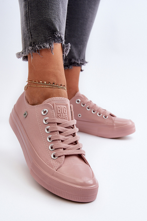 Klasyczne Trampki Damskie Big Star NN274291 Różowe